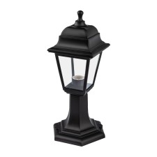 Lamp Garden era E27, IP44, 60W, 190x170x410 mm, black
