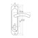 Handle on the bar MARLOK HD-85112C-L23, color chromium