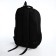 Youth backpack from textiles with a zipper, 4 pockets, black/yellow color