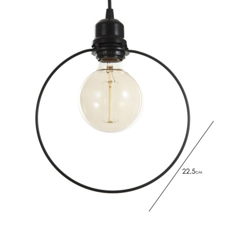 OSCAR lamp 1x15W E27 black-1