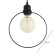 OSCAR lamp 1x15W E27 black