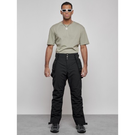 Semi -combinezone ski insulated male winter, size 54, black color-17