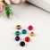 Busin set for creativity wood "Color balls" set 15 grams 0.4x0.3 cm