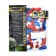 Soil for the aquarium "Galki color, white-blue-red" 800g fry 8-12 mm