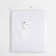 Kitchen curtain without a curtain tape 170 x165 cm, white color, polyester