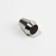 Tip for a cord, d = 4 mm, 13 × 10 mm, 100 pcs, silver color