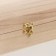 Casket wood for painting "chest" Castle hook 19.5x12x10.5 cm