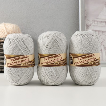 Knitting yarn "Nominal supplement" 100% polypropylene 200 ± 20m/50g set 3pcs - harsh