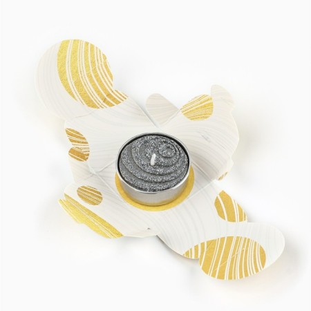 Tea candle "All the best in front", diam 4 cm-5