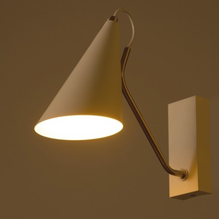 Bra "Svein" E27 40W White and Mednaya 12x27.5x28 cm-1