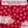 Sprinking confectionery with a soft center "Pearls" pink 12-13 mm, 1.5 kg