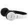 Headphones Ergolux ELX-BTHP01-C01, wireless, invoices, microphone, 250mach, FM, white