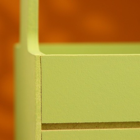 Box - wooden Kashpo 25x15x30 "Beloved Mom" ​​pistachio-4