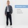 Pants for the boy Minaku: School Collection, dark blue color, height 146 cm