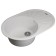 Quartz-quartz kitchen-quartz Uperwood quartz upd-02, oval, color 01 white