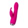 Vibrator with clitoral stimulant L’Eroina, pink color, 17 cm