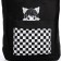 Backpack school textile Anime Girl, 38x27x13 cm, black color