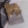 Earrings Metal "Butterflies", Color Gold