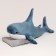 Shark soft toy with blanket, 100 cm