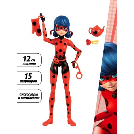 Mini-doll Miraculous “Lady Bug: Super Chance”, 12 cm-1