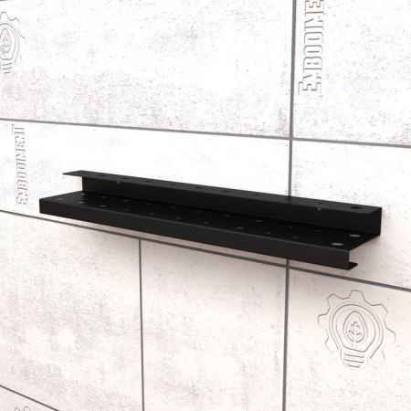 Holder for screwdrivers of various sizes, for 22 items, wall, black-1