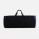 Road bag with lightning, 3 outer pockets, long belt, black/blue color