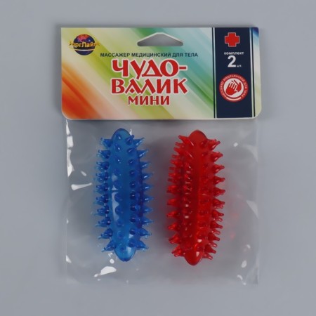 A set of massage "Miracle-Valik", 2 pcs, 8.5 × 3.5 cm, color mix-6