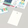 Cardboard Biro "Happy Birthday. Application" set 10 pcs (5 types) 4x6 cm