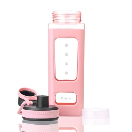 Water bottle "Gava", 700 ml, 24 x7 cm, pink-1