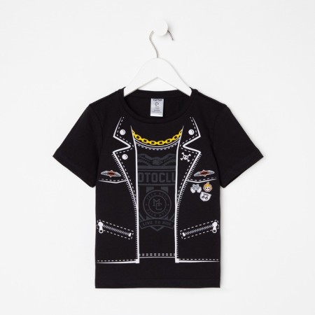 Baby T-shirt KAFTAN "Biker" R.28 (86-92), black-3