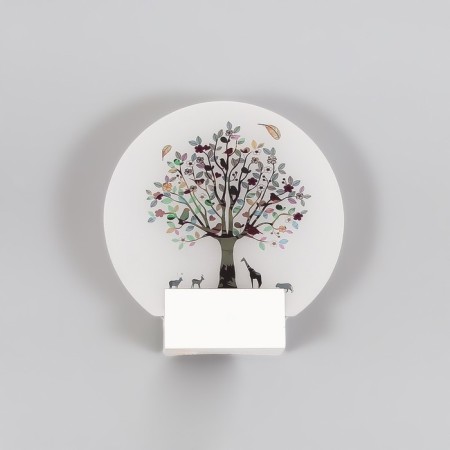 Sconces "Flower tree" LED 6W 4000k white 19.5x6x19.5 cm-1