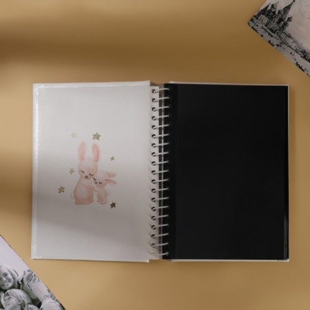 Photo album "First Album", 20 magnetic sheets, black pages color-2