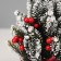 Christmas tree decor "snowy, with berries, in the bag" 17x10 cm
