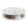 Wire for beadwork d = 0.5 mm, length 30 m, silver color