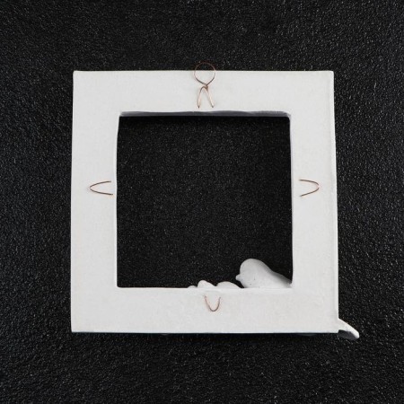 Photo frame "square with birds", white-2