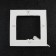 Photo frame "square with birds", white