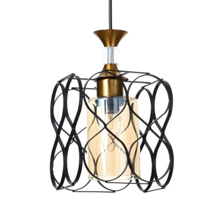 Bayerlux lamp "Infinity" E27 40W Black 15.5x15.5x18-118 cm-2