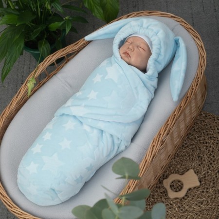 Set for discharge Demi-season Kinderlitto "Star Paths", 5 items, height 50-56 cm, blue color-3