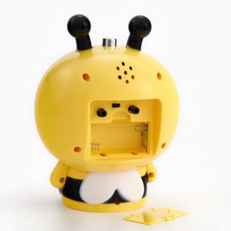 Clock - alarm clock "Bee" with backlight, dial 9 x 10.5 cm, 13 x 17 cm, aa-2