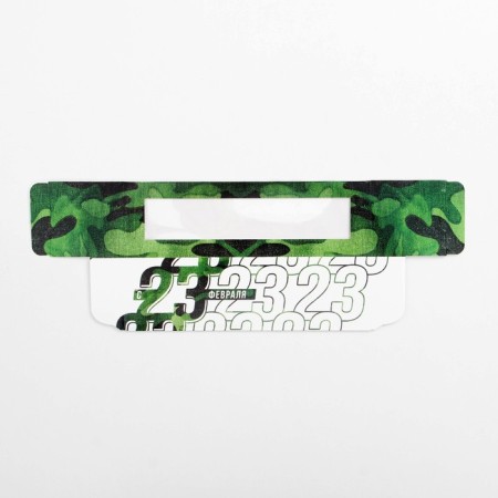 Box for Makarun, confectionery packaging, "February 23", 18 x 5.5 x 5.5 cm-3