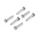 Shurup-Bolt Stroymetiz, plumbing, galvanized, DIN 571, M6x30 mm, 6 pcs