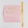 Happy New Year folding box, embossing, pink, 16.5 x 12.5 x 5 cm, New Year