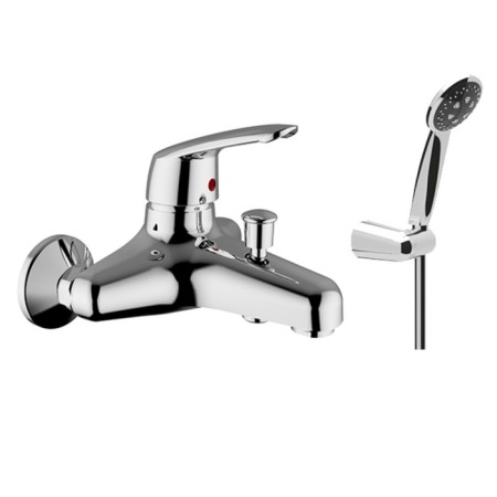 Bath mixer Zipponi Omega, 1-cherish, with hand watering can included, color chromium color
