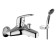Bath mixer Zipponi Omega, 1-cherish, with hand watering can included, color chromium color