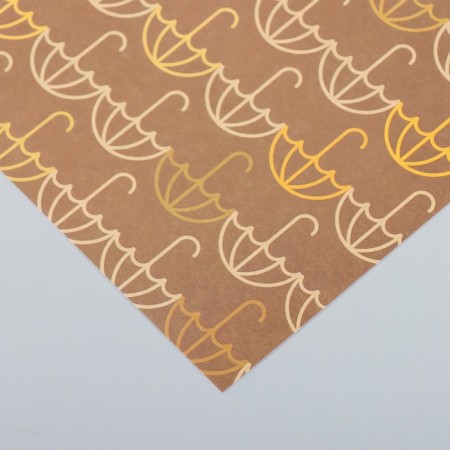 Scrapbooking Paper "Umbrella" density 180 grams 15.5x17 cm-2