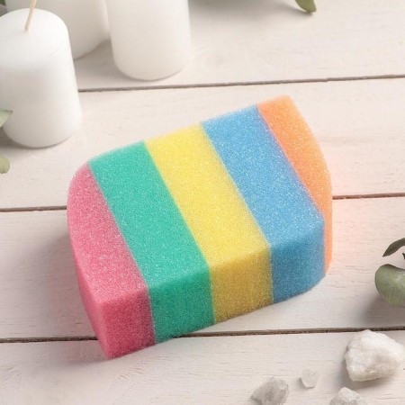 Body sponge "Rainbow. Breeze"