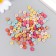 A set of beads for creativity plastic "Golden heart in the circle" Bright 20 g 0.4x0.7x0.7 cm