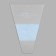 Packet stoop for flowers, with non -woven material, 26+7x37 cm, blue