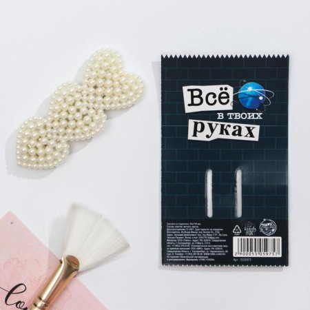 Hair hairpin "Love", 7x2.5 cm-3
