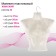 Female mannequin, bust, girth 30 × 90 × 60 cm, size 42, with hook